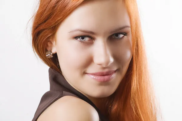 Smiling fashion model — Stock Photo, Image