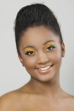 Dark skin makeup clipart