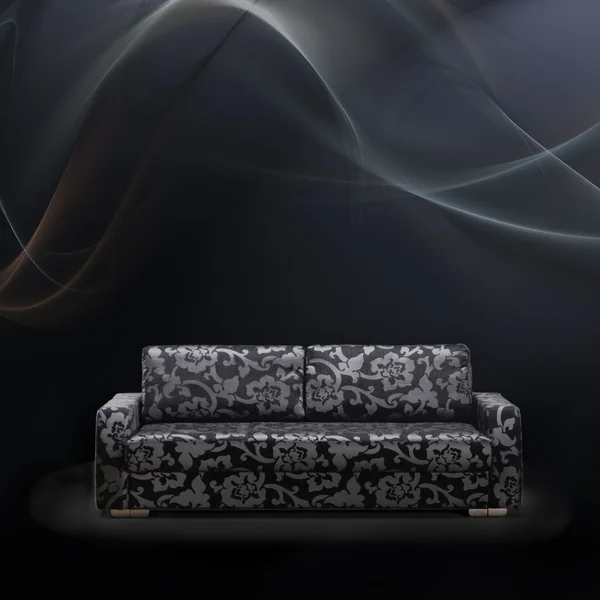 优雅的设计与现代沙发 — 图库照片