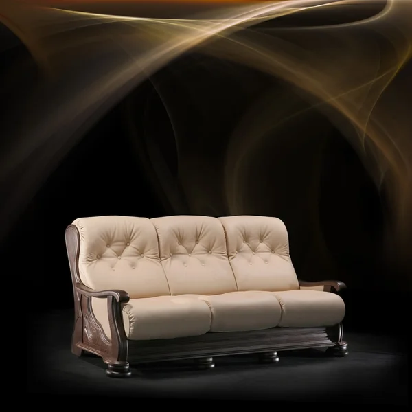 Design elegante con divano moderno — Foto Stock