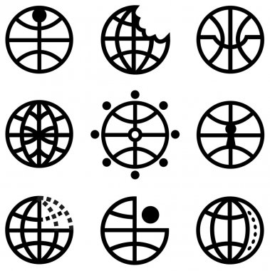 Globes clipart