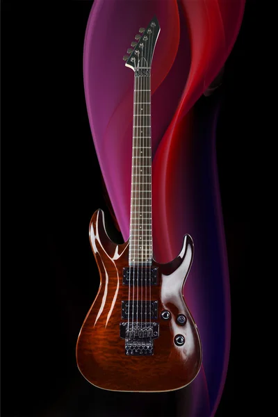 Elektrická kytara designu — Stock fotografie