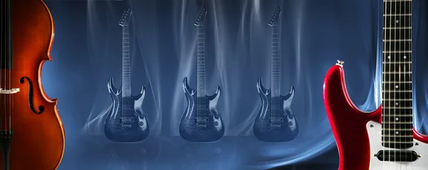 Diseño de guitarra eléctrica —  Fotos de Stock