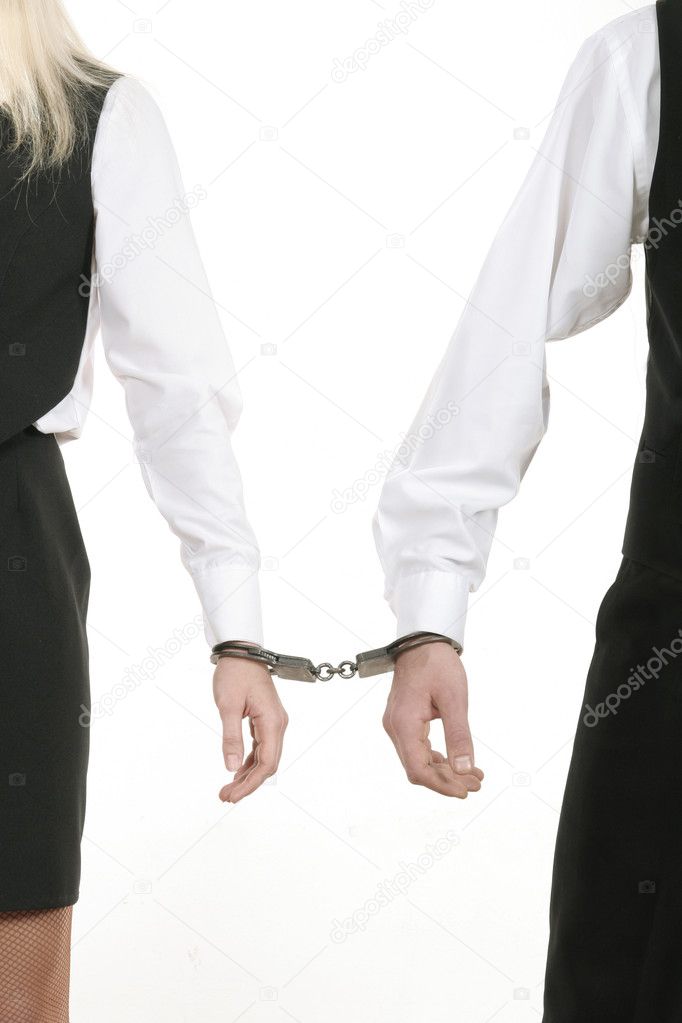 Hands with handcuffs