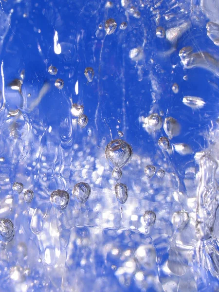 Abstracte achtergrond met bevroren water in b — Stockfoto