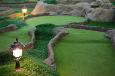 Mini golf park