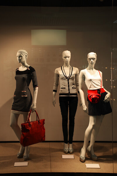 Fashion dress on mannequin