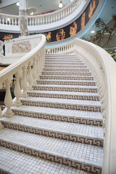 stock image Fragment of Luxury hall with staircase