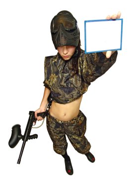 Paintball fighter 4 clipart