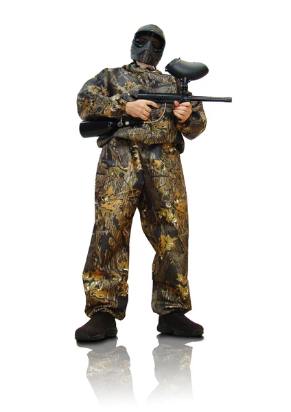 Paintball fighter 2 — Stock Photo, Image