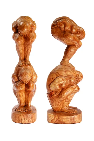 Drewniane figurki — Zdjęcie stockowe