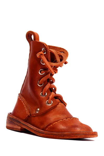 Tiny leather shoe — Stock Photo, Image