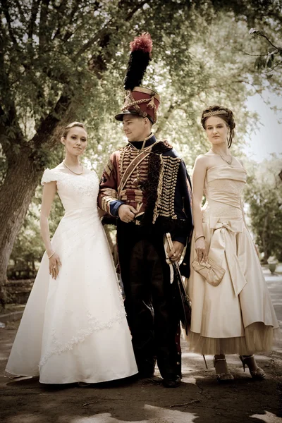 Hussar's bride — Stock Photo, Image