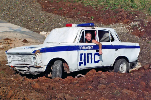 Politie-auto — Stockfoto