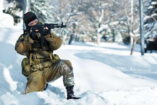 Русский солдат — стоковое фото