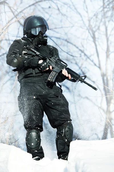Солдат НАТО — стоковое фото