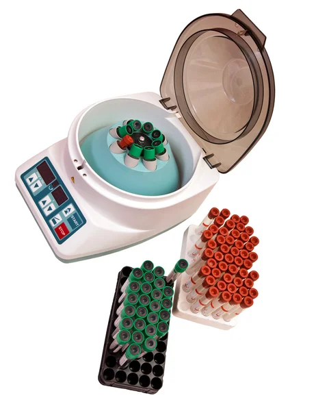 Modern electronic blood centrifuge — Stock Photo, Image