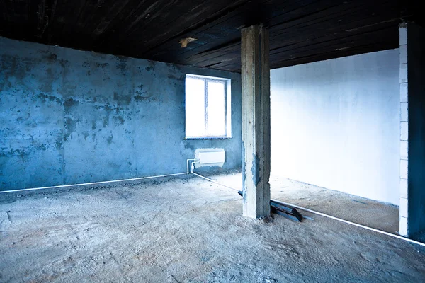 Destroyed dirty interior — Stock Photo, Image