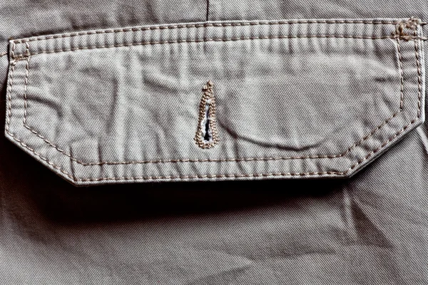 Achtergrond zak op jeans — Stockfoto