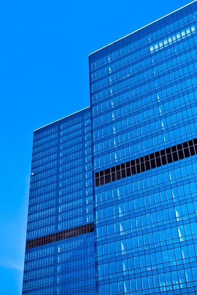 Two glass business skyscraper towers — Stock Photo, Image