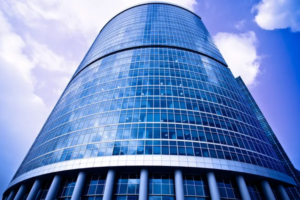 Ufficio alto moderno blu — Foto Stock