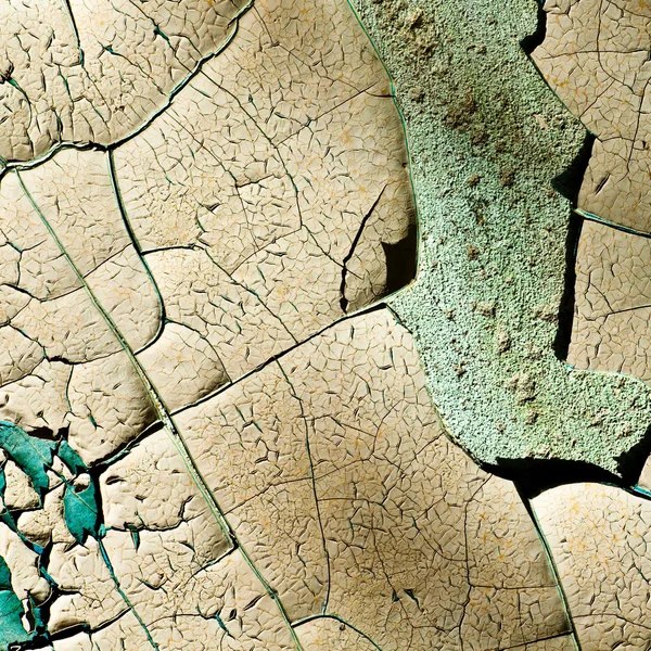 Crop of old multicolours wall (green, br — Stock Photo, Image