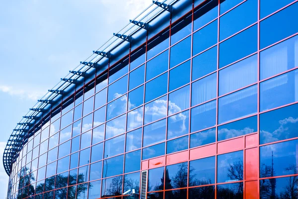 Nowy biznes centrum windows — Zdjęcie stockowe