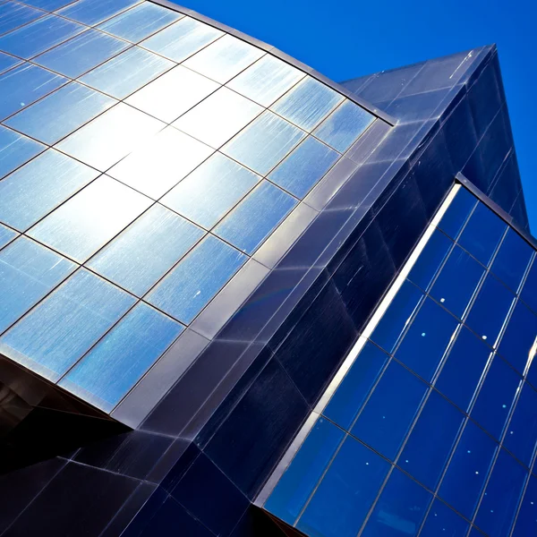 Moderna blå office — Stockfoto
