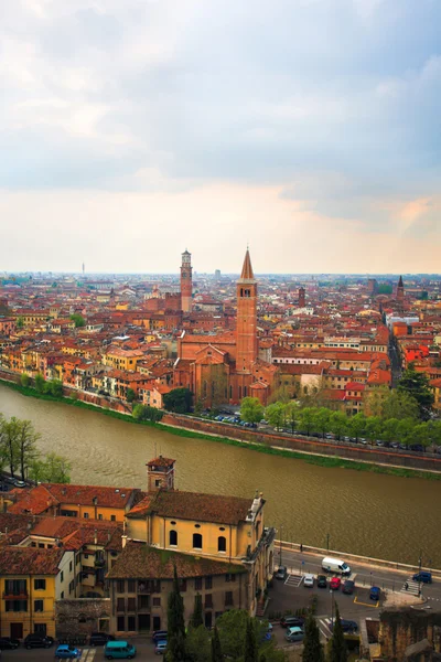 Verona stad landschap — Stockfoto