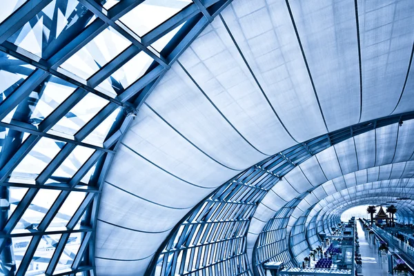 Abstract blue corridor — Stock Photo, Image