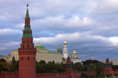 Moscow Kremlin wall, Russia clipart