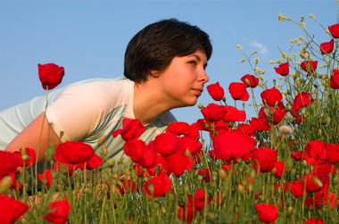 poppies alan kız