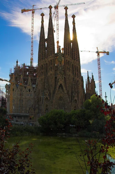 Sagrada família por Antoni Gaudi — Fotografia de Stock