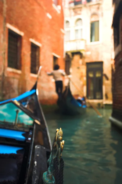 Gondola nose on water — Stock Photo, Image
