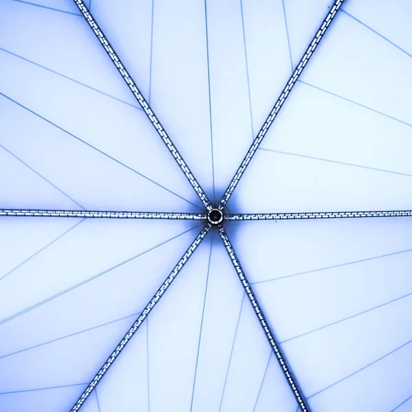 Blue ceiling of office building — Stock Photo, Image