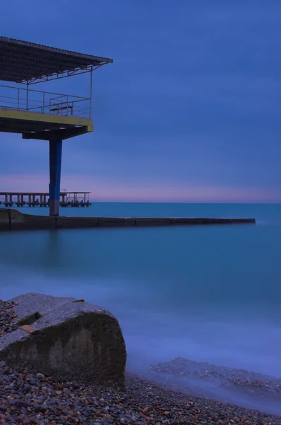Içinde üç kere Karadeniz deniz İskelesi — Stok fotoğraf