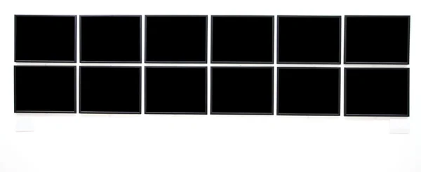 Empty black large banners — Stock Photo, Image