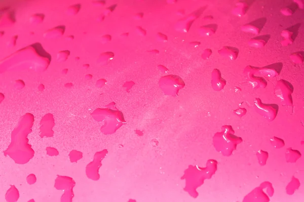 Kapky na růžové — Stock fotografie