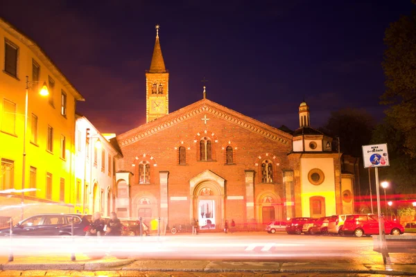 Igreja Sant Eustorgio em Milão — Fotografia de Stock