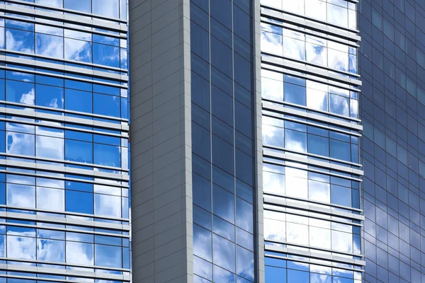 Blå byggnad abstrakt Detaljer — Stockfoto