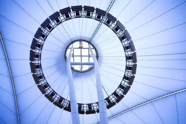 Blue ceiling of office building — Stock Photo, Image