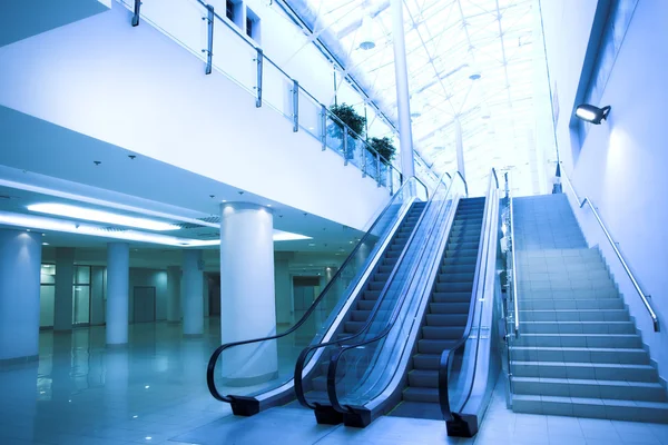 Empty escalator Stock Image