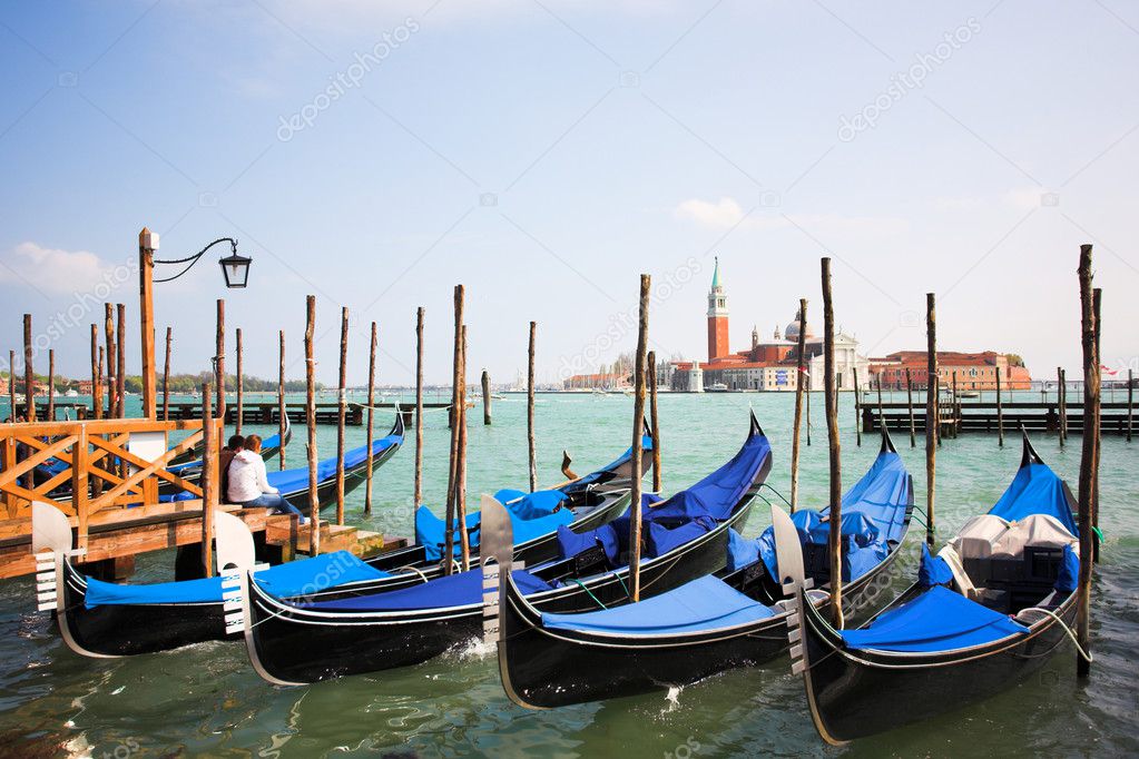 Venice - Italy, Gondolas