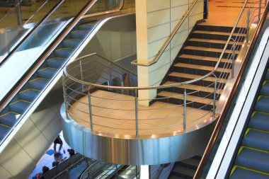 Escalators and stairs clipart