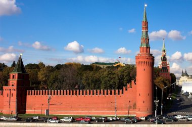 Kremlin wall, Moscow clipart