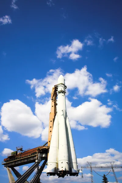 Ракета космический корабль, ВДНХ, Москва, Россия — стоковое фото
