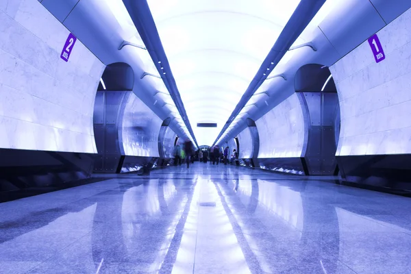 Moderne U-Bahn-Station — Stockfoto