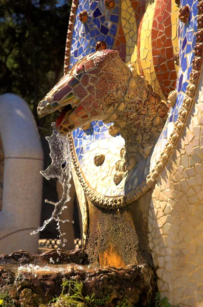 Dragon in Park Guell — Stock Photo, Image