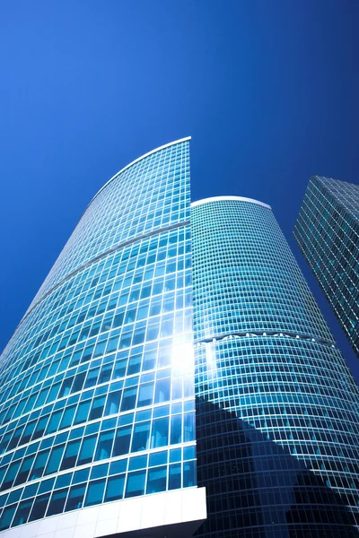 Nya skyskrapor affärscentrum — Stockfoto