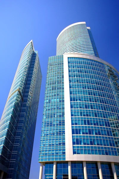 Nya skyskrapor affärscentrum — Stockfoto